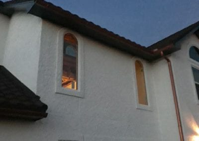 Panama City Gutters - Copper Half Round Seamless Gutters