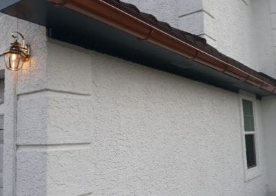 Panama City Gutters - Copper Half Round Seamless Gutters