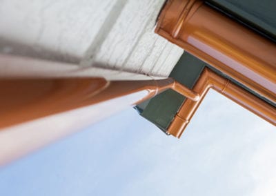 Panama City Gutters - Copper Half Round Seamless Gutters