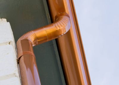 Panama City Gutters - Copper Half Round Seamless Gutters